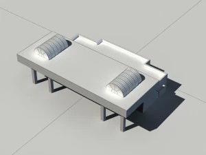 city - multi-storey commercial office building 7 3D Model