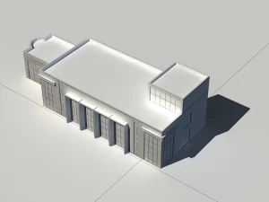 city - multi-storey commercial office building 14 3D Model