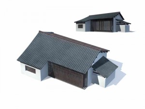 city - multi-storey commercial office building 15 Model 3D