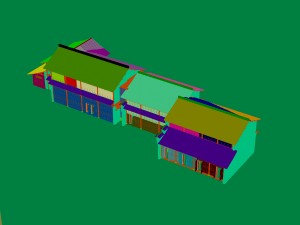 city - multi-storey commercial office building 17 Model 3D