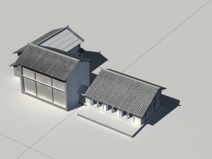 city - multi-storey commercial office building 19 Modello 3D
