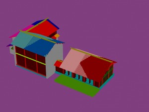 city - multi-storey commercial office building 19 Modello 3D