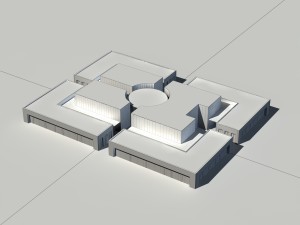 city - multi-storey commercial office building 20 3D 模型