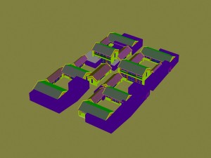 city - multi-storey commercial office building 21 3D Model