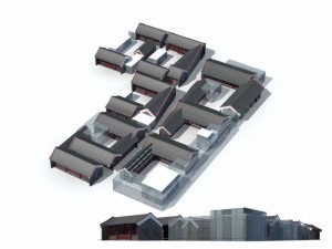 city - multi-storey commercial office building 22 3D Model