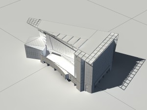 city - multi-storey commercial office building 26 3D Model