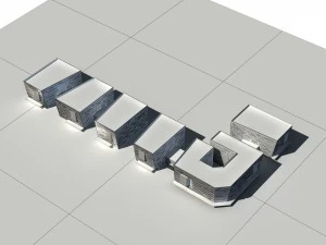 city - multi-storey commercial office building 27 3D Model