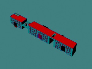 city - multi-storey commercial office building 28 Modelo 3D