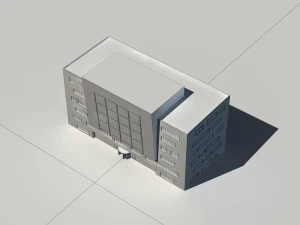 city - multi-storey commercial office building 30 3D Model