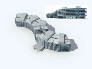 city - multi-storey commercial office building 31 3D 模型
