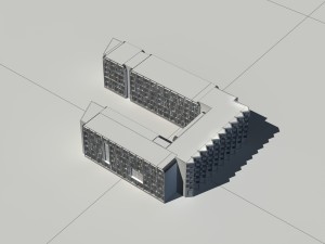 city - multi-storey commercial office building 34 3D Model