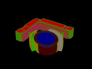 city - multi-storey commercial office building 40 3D Model