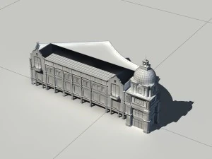 city - multi-storey commercial office building 46 3D Model