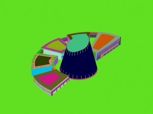 city - multi-storey commercial office building 47 3Dモデル