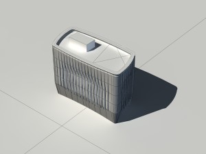 city - multi-storey commercial office building 58 3D Model