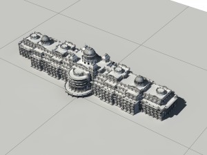 city - multi-storey commercial office building 59 Modelo 3D
