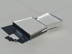 city - multi-storey commercial office building 61 3D Model