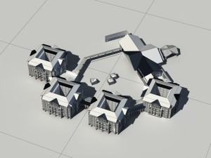 city - multi-storey commercial office building 62 3D 模型