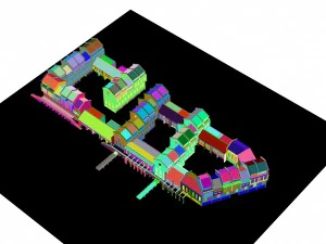 city - multi-storey commercial office building 63 3D Model