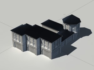 city - multi-storey commercial office building 67 3D Model