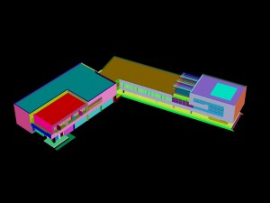 city - multi-storey commercial office building 69 3D Model