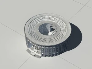city - multi-storey commercial office building 75 3D Model