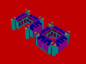 city - multi-storey commercial office building 78 3D Model