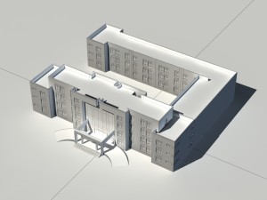 city - multi-storey commercial office building 79 3D 模型