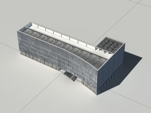 city - multi-storey commercial office building 80 3D 模型