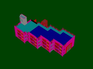 city - multi-storey commercial office building 82 3Dモデル