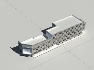 city - multi-storey commercial office building 84 3D Model
