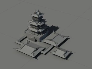 city - multi-storey commercial office building 86 3D Model