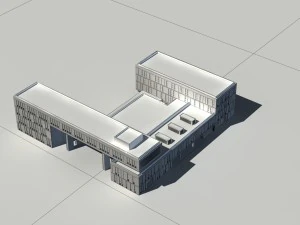 city - multi-storey commercial office building 94 3D Model