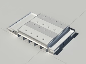city - multi-storey commercial office building 96 Modelo 3D