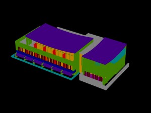 city - multi-storey commercial office building 98 3D Model