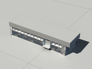city - multi-storey commercial office building 99 3D Model
