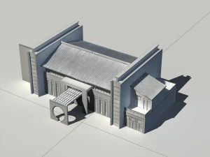 city - multi-storey commercial office building 101 3D Model