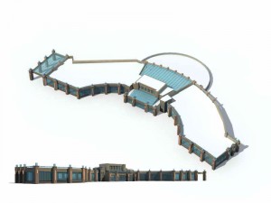 city - multi-storey commercial office building 104 3D Model
