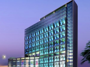 city building - multi-storeycommercial office 107 3D मॉडल