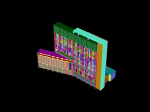 city building - multi-storeycommercial office 107 3D Модель