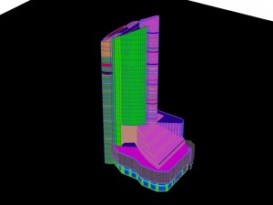 city building - multi-storey commercial office 110 3Dモデル