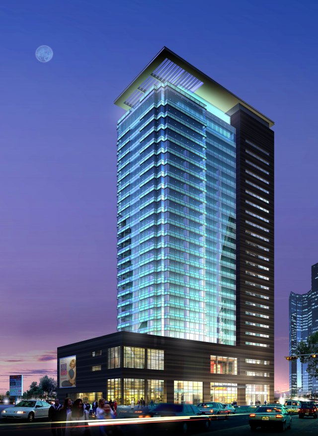 city building - multi-storey commercial office 115 3D Model .c4d .max .obj .3ds .fbx .stl .blend 