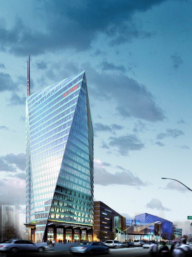 city building - multi-storey commercial office 117 3D-Modell .c4d .max .obj .3ds .fbx .stl .blend 