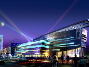 city building - multi-storey commercial office 117 3D-Modell