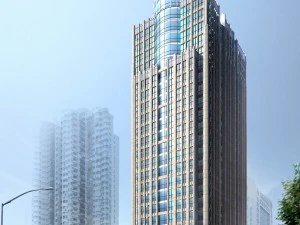 도시 건물 - 다층 상업용 121 3D 모델