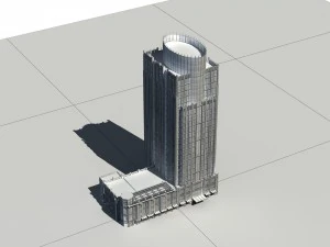 city building - multi-storey commercial 121 3D Model