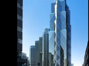 市 - 高層商業オフィスビル 113 3Dモデル