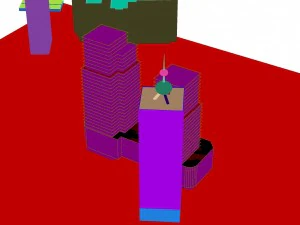city - multi-storey commercial office building 114 3D Model