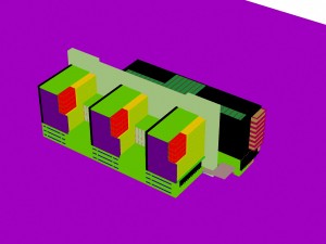 city - multi-storey commercial office building 121 3D Модель