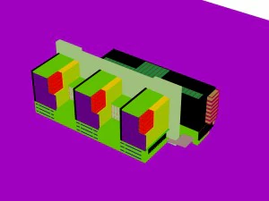 city - multi-storey commercial office building 121 3D Model